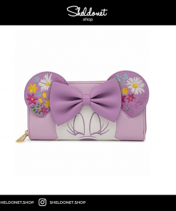 Loungefly: Disney - Minnie Holding Flowers Zip Around Wallet