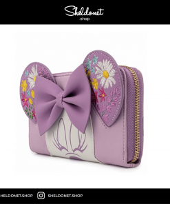 Loungefly: Disney - Minnie Holding Flowers Zip Around Wallet