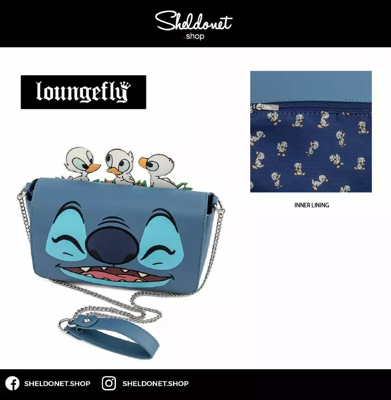 Loungefly: Disney - Lilo & Stitch - Duckies Crossbody Bag 3 Loungefly: Disney - Lilo & Stitch - Duckies Crossbody Bag