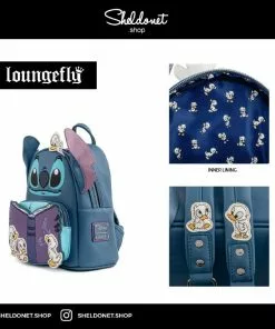 Loungefly: Disney - Lilo & Stitch - Story Time Duckies Mini Backpack