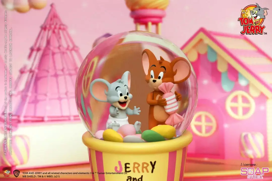 Beast Kingdom: Soap Studio - Tom And Jerry - Candy Snow Globe 3 Beast Kingdom: Soap Studio - Tom And Jerry - Candy Snow Globe