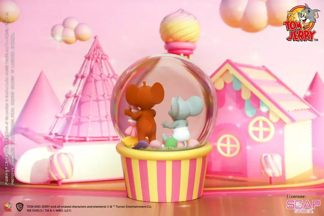 Beast Kingdom: Soap Studio - Tom And Jerry - Candy Snow Globe 4 Beast Kingdom: Soap Studio - Tom And Jerry - Candy Snow Globe