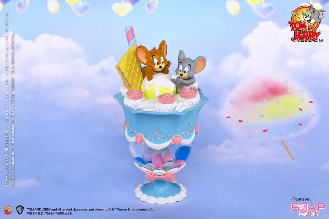 Beast Kingdom: Soap Studio - Tom And Jerry - Candy Parfait Snow Globe 3 Beast Kingdom: Soap Studio - Tom And Jerry - Candy Parfait Snow Globe
