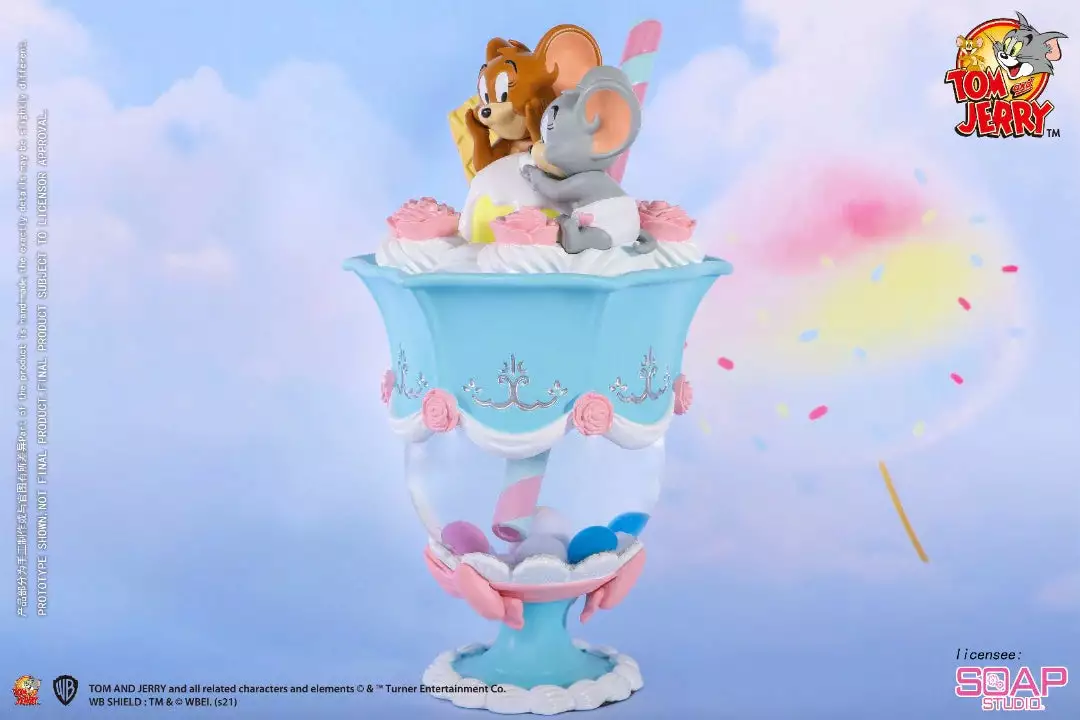 Beast Kingdom: Soap Studio - Tom And Jerry - Candy Parfait Snow Globe 4 Beast Kingdom: Soap Studio - Tom And Jerry - Candy Parfait Snow Globe