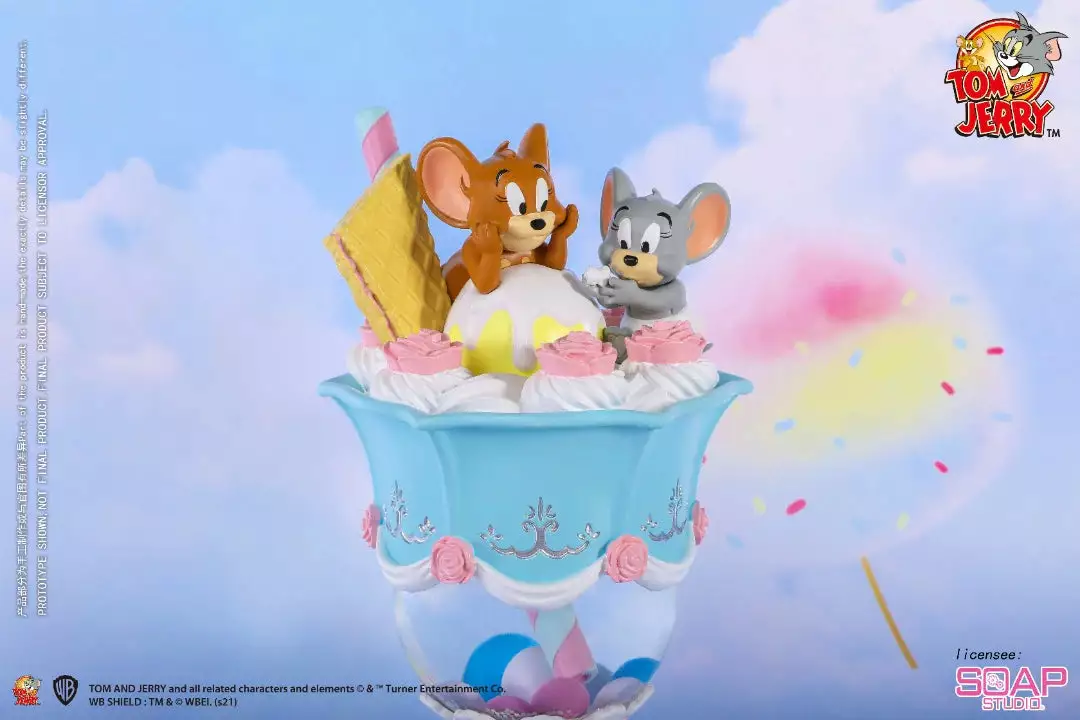 Beast Kingdom: Soap Studio - Tom And Jerry - Candy Parfait Snow Globe 8 Beast Kingdom: Soap Studio - Tom And Jerry - Candy Parfait Snow Globe