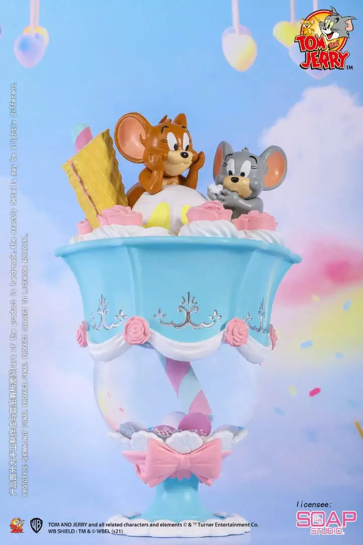 Beast Kingdom: Soap Studio - Tom And Jerry - Candy Parfait Snow Globe 9 Beast Kingdom: Soap Studio - Tom And Jerry - Candy Parfait Snow Globe