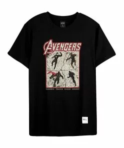 Beast Kingdom: Avengers: Endgame Series Avengers Team Tee (Black) [M Size]