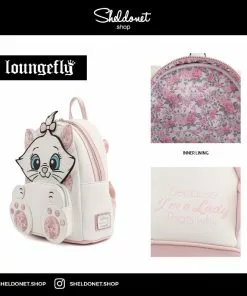 Loungefly: Disney - Marie Floral Footsy Mini Backpack