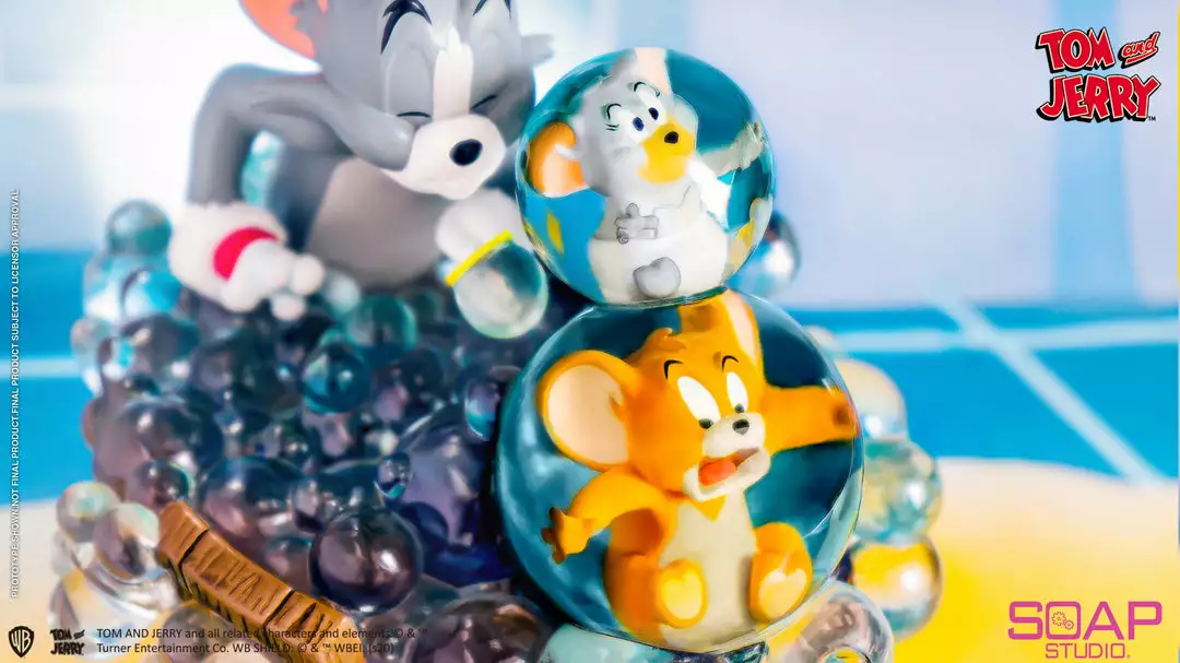 Beast Kingdom: Soap Studio - Tom And Jerry - Bath Time Statue 4 Beast Kingdom: Soap Studio - Tom And Jerry - Bath Time Statue