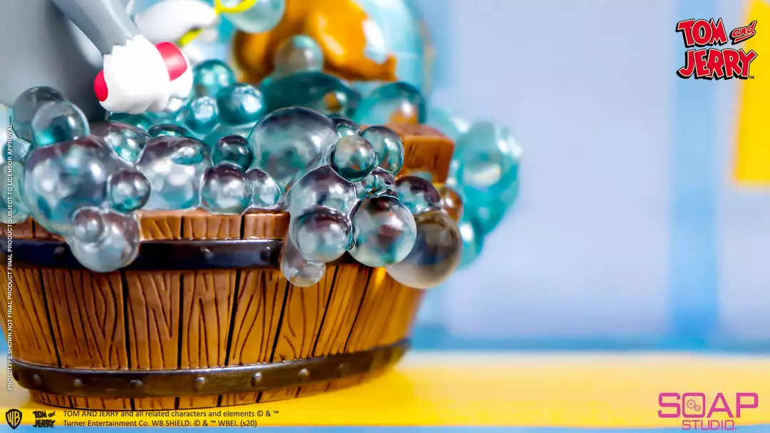 Beast Kingdom: Soap Studio - Tom And Jerry - Bath Time Statue 6 Beast Kingdom: Soap Studio - Tom And Jerry - Bath Time Statue