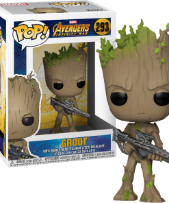 FUNKO POP! VINYL POP! Marvel Avengers Infinity War - Teen Groot With Gun