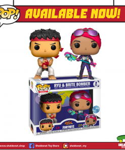 FUNKO Pop! Games: Fortnite - Ryu And Brite Bomber (2-Pack) [Exclusive]